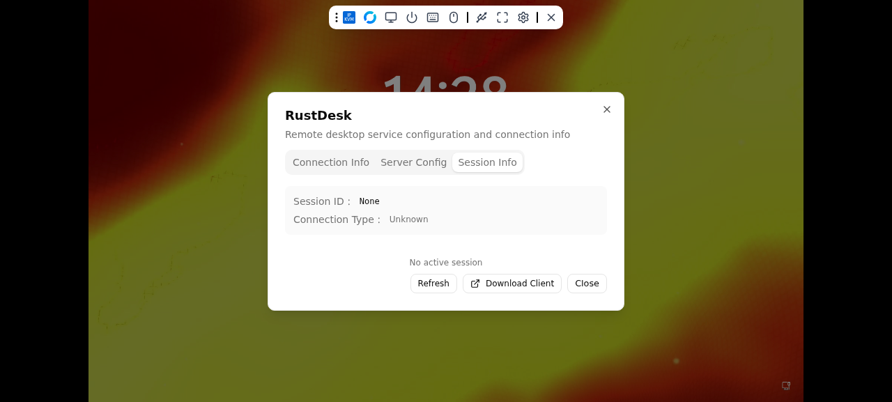 RustDesk 会话信息